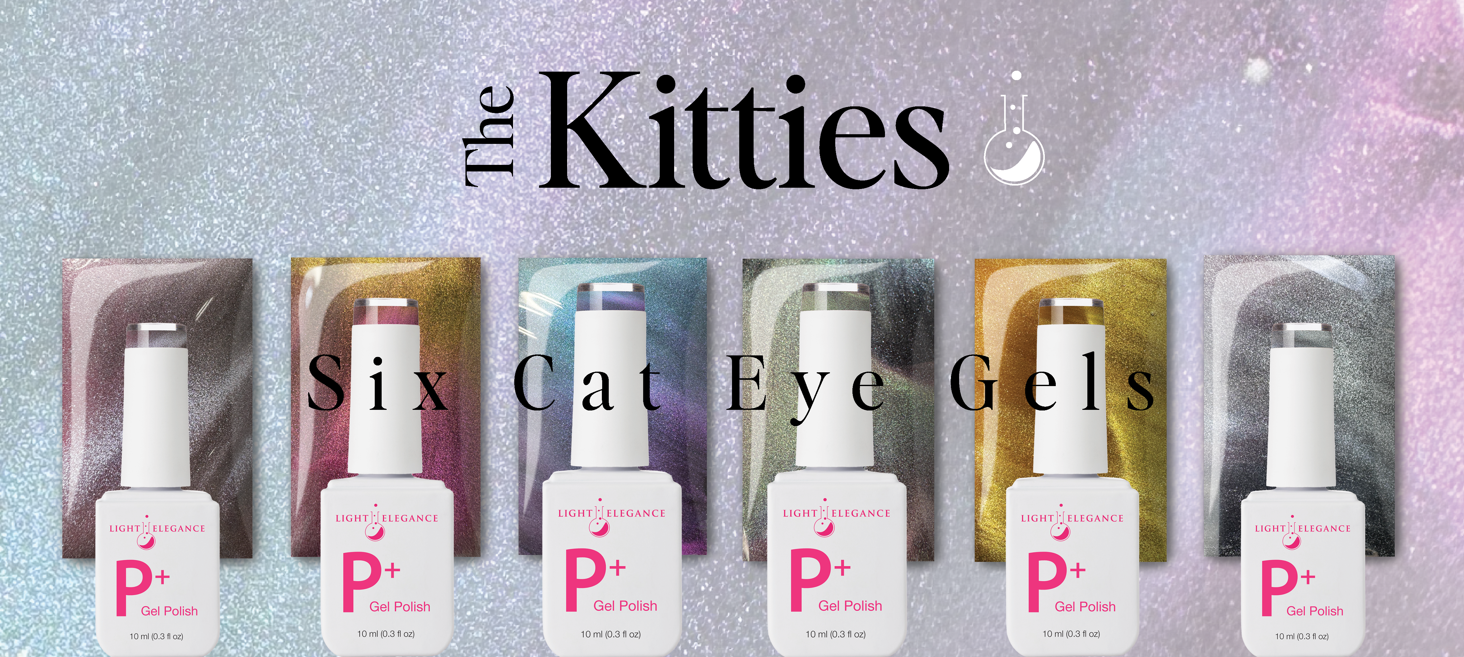 P+ Aurora Kitty Cat Eye Gel Polish